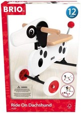 BRIO 30281 Dachshund Sausage Dog Ride Toddler Toy