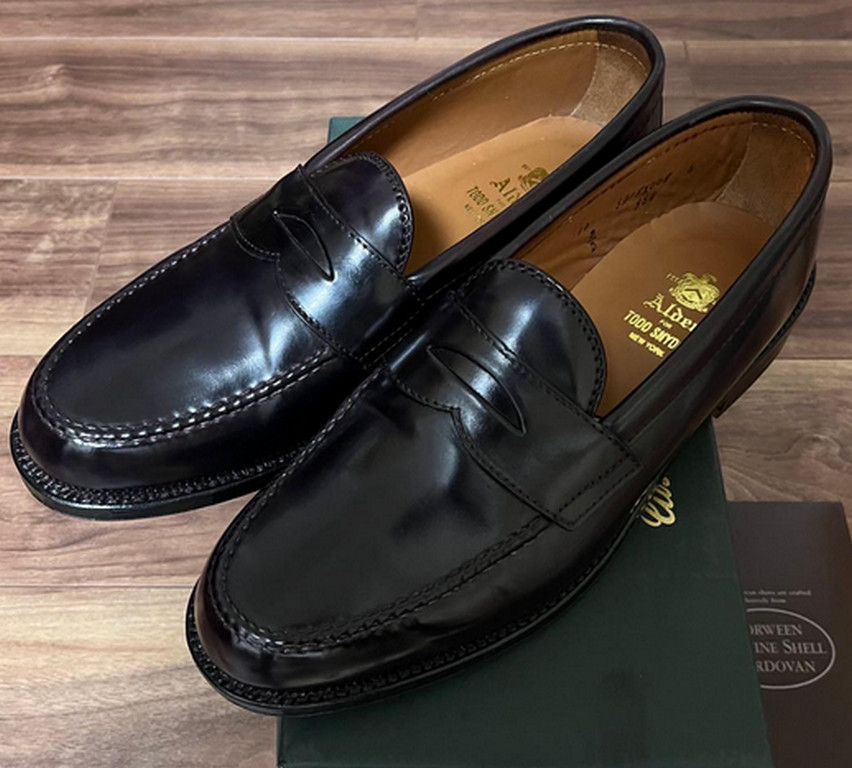 Alden 986 Color 8 Shell Cordovan LHS / Penny Loafer