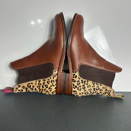 Women’s - JOULES - Chelsea Boot “Westbourne” - Tan Leather - Size 4 /37 - Picture 4 of 22
