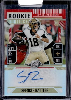 2024 Panini Contenders Optic #116 Spencer Rattler Red #/175