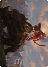 Meria's Outrider Art Card - 37 - NM - Art Series: Dominaria United
