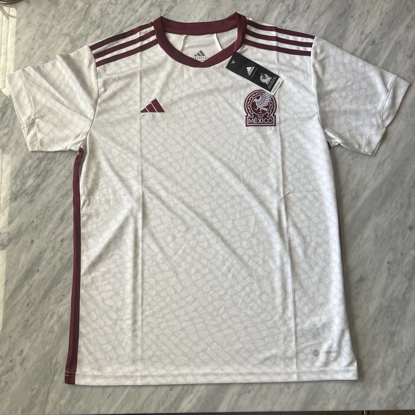 Adidas Mexico Authentic World Cup Training 2022 Soccer Jersey Mens Large