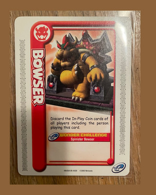 Nintendo Game Boy Advance - Mario Party E Reader Card - Bowser / Spinster Bowser