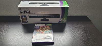 Xbox 360 Kinect Sensor - Kamera, Schwarz, Inkl. Karton Und Spiel