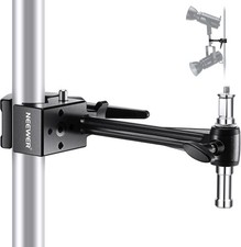 Super Clamp with 6" Extension Arm 5/8" Stud 2.4" Jaw Grip Heavy Duty Crab Pole