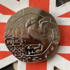 Great Britain  20p 2023 Charles III Puffin
