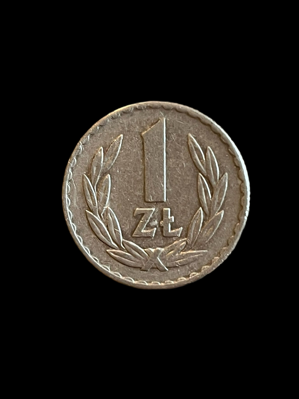 Vintage Polish 1 Złoty Coin - 1974 image 3