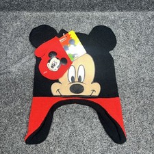 Disney Mickey Mouse Clubhouse Toddlers Hat Mitten Set New