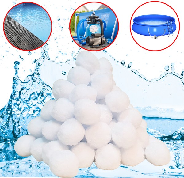Sandfilter Filterwatte Polysphere 700G FilterbäLle Sandfilteranlage Filter Dms®-image