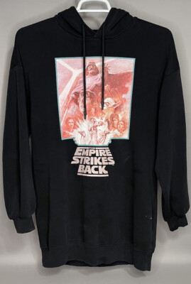 Star Wars Divided H&M Size XS The Empire Strikes Back Hoodie Black Unisex