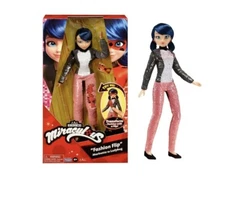 Miraculous Ladybug Fashion Flip with Sequin Outfit Doll Playmates