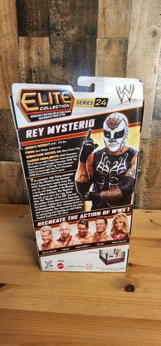 WWE Rey Mysterio Elite Collection Series 24 Figure w/Entrance Shirt - Picture 6 of 8