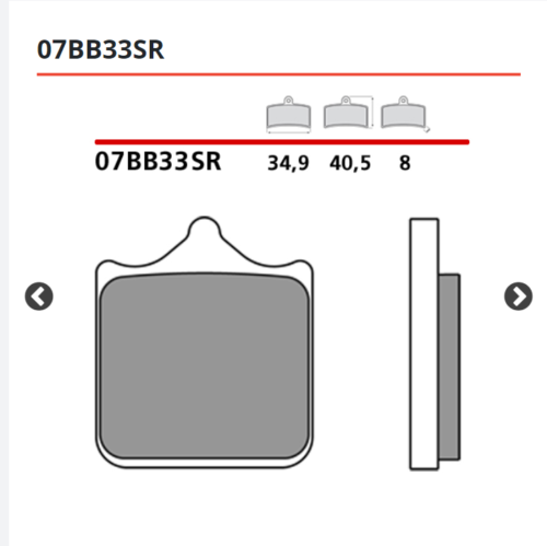PASTIGLIE FRENO BREMBO SINTER SR ANTERIORI + POSTERIORI BMW S 1000 R 2014 2015 - Foto 9 di 18