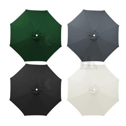 Replacement Fabric Parasol Garden Canopy 2m 2.5m 2.7m 3m Cover for 6 Arm 8 Arm - Picture 14 of 42