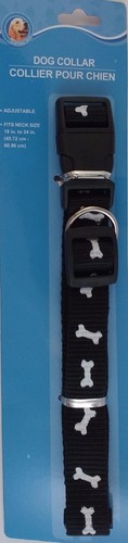 DOG COLLARS ADJUSTABLE NYLON STRAP for Smaller Dogs SELECT: Collar Size & Color - Picture 32 of 50