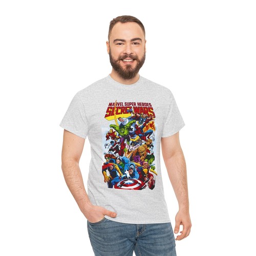 Secret Wars T-Shirt - Marvel Comics - 80s Series - Spider-man, Wolverine, Hulk - 第 11/65 張圖片