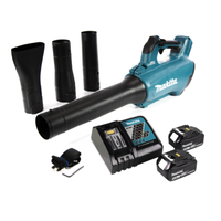 Makita Dub 184 Rt Akku GebläSe 18 V Brushless + 2X Akku 5,0 Ah + LadegeräT