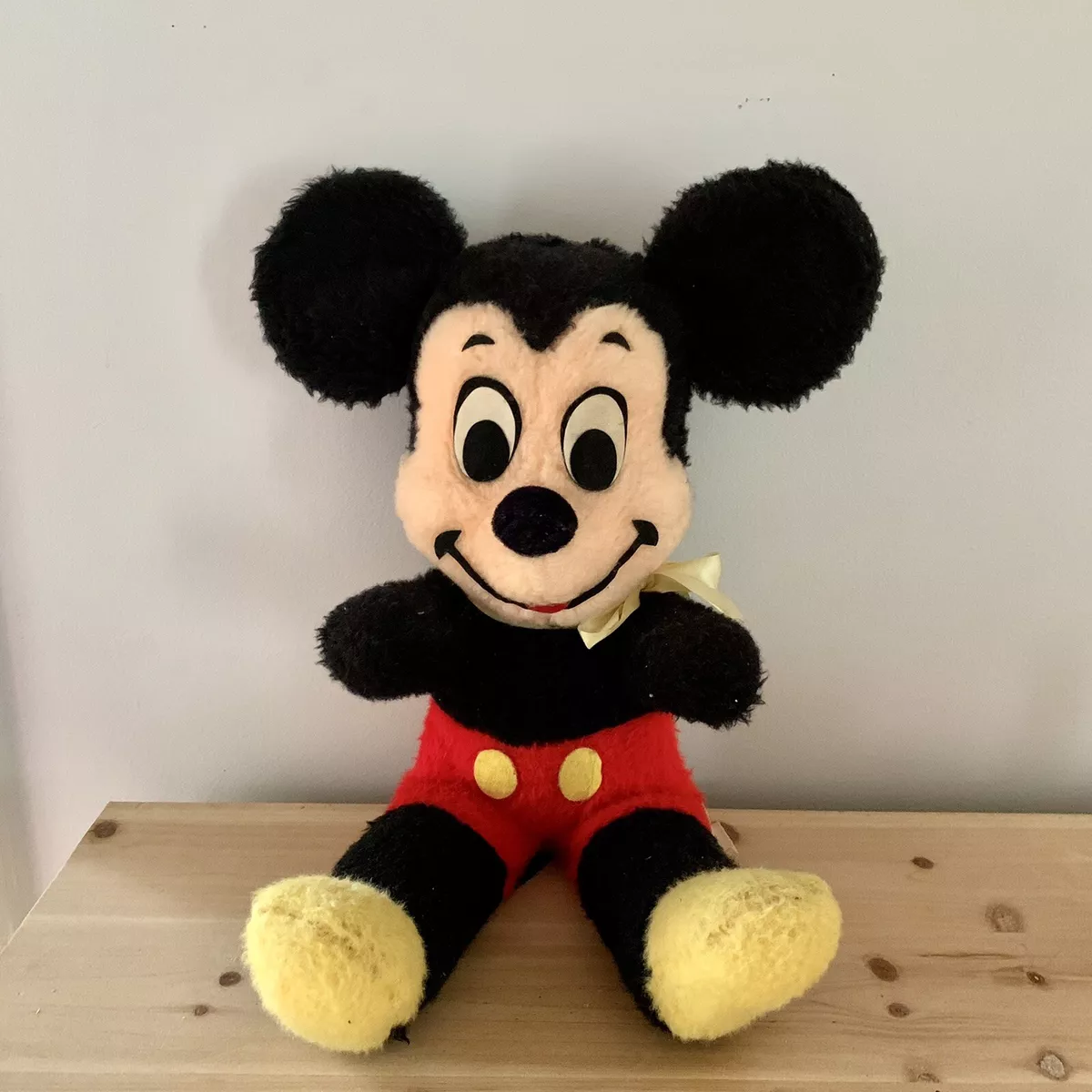 Mickey Mouse Plush Walt Disney Characters California Vintage Stuffed Toy 21