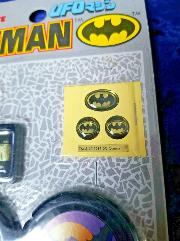 Tomy 1989 DC Comics Batman OVNI, llavero, pegatinas #6~ artefactos cósmicos Ray Rohr Foto 3 de 4