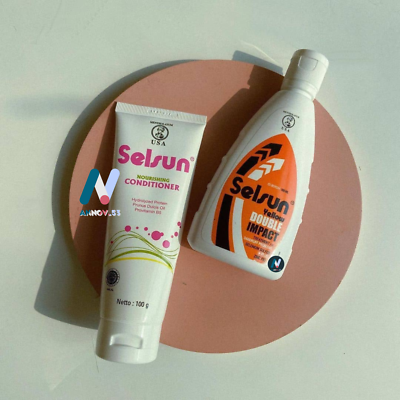 SELSUN Yellow Double Impact Shampoo Conditioner Anti-Dandruff