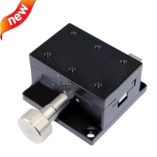 X Axis Dovetail Manual Trimming Platform Gear Sliding Stage Table 40*60mm 0.1mm