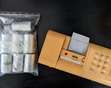OLIVETTI DIVISUMMA 18/28  ROTOLI CARTA METALLIZZATA ORIGINALI DELL'EPOCA 