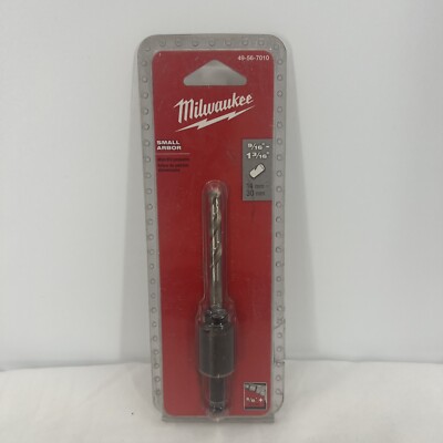 MILWAUKEE 49-56-7010 Large THREAD HOLE SAW ARBOR 3/8'' NEW