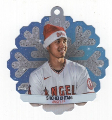 2023 TOPPS HOLIDAY MEGA BASEBALL SHOHEI OHTANI ANGELS SNOWFLAKE