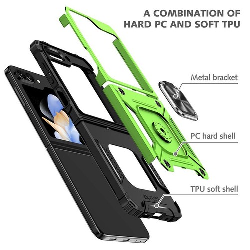 Coque pour Samsung Z Flip 7 FE 6/5/4 Robuste Antichoc Mince Rigide Anneau Cover - Photo 46 sur 83