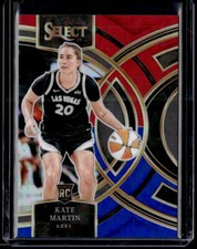 2024 Panini Select WNBA #144 Kate Martin Premier Red & Blue Prizm /399 Rookie RC