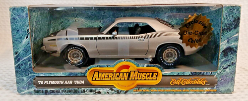Véhicule miniature 1 /18 ERTL American muscle : PLYMOUTH 1970 AAR'Cuda