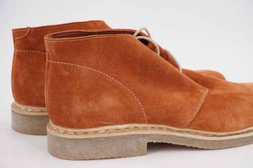 NUEVO | BOTA CORTA $500 PARABOOT RIAD US 7 EU 40 GAMUZA OXIDADA FRANCIA DESIERTO - Imagen 7 de 12
