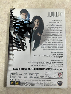 Bones: The Complete First Season (DVD) 4-Disc set 24543267287| eBay