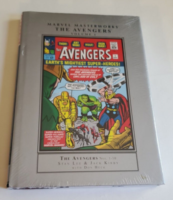 Marvel Masterworks THE AVENGERS Volume 1 Lee & Kirby Hard Cover SEALED