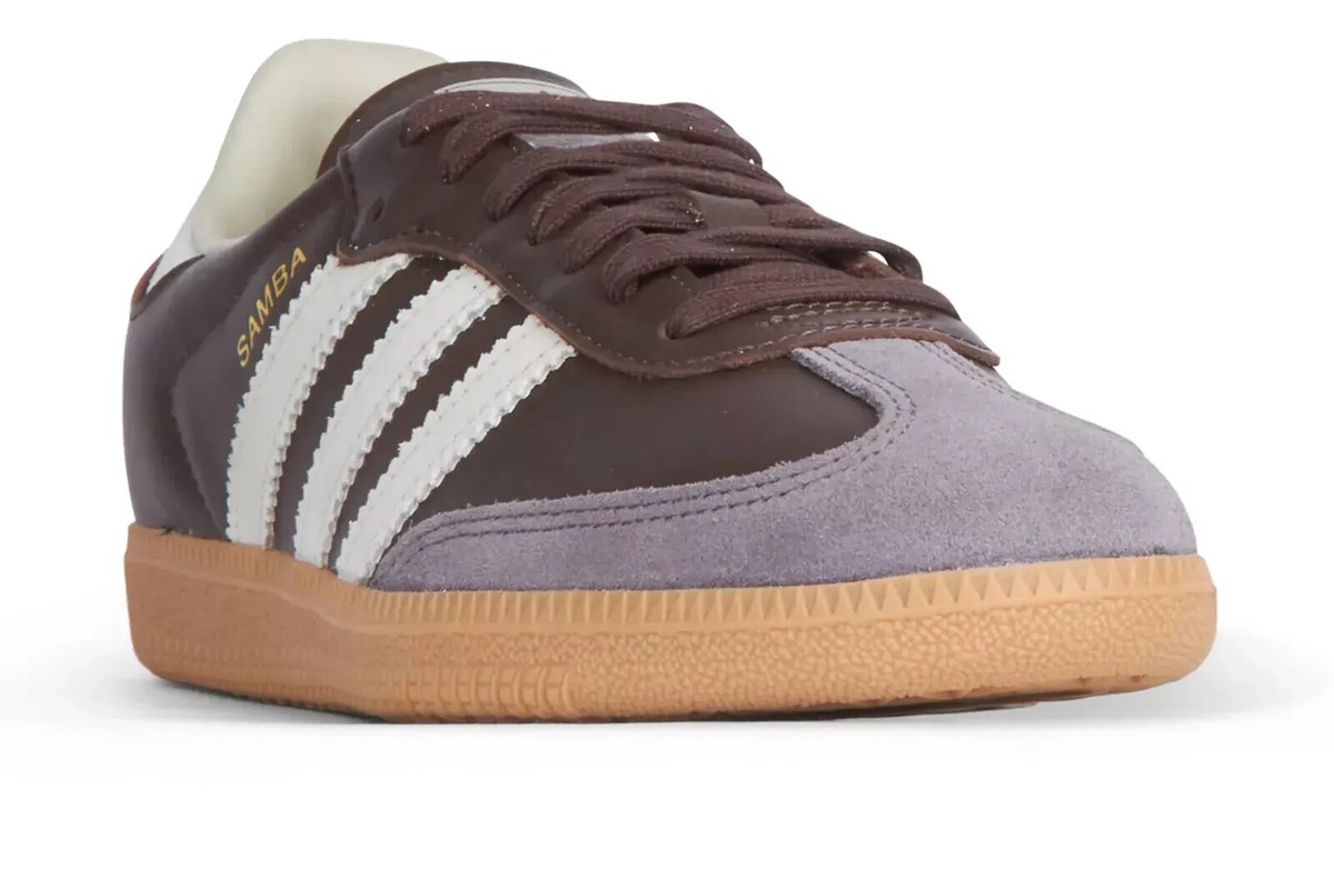 adidas Samba OG Brown Putty Grey ID1481 size 11.5 Suede Mens