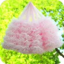 2 Meter Ruffled Mesh Trim Tiered Layered Lace Organza Edge for Dress Sewing DIY