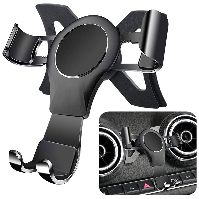 3X3 2014-2019 Cell Phone Holder Mobile Bracket Car Mount Accessories Black Q9R3) - Picture 2 of 10