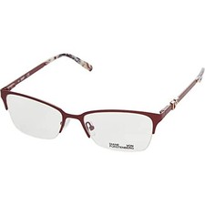 NEW Diane von Furstenberg DVF 8056 690 Burgundy Eyeglasses 52/17/135