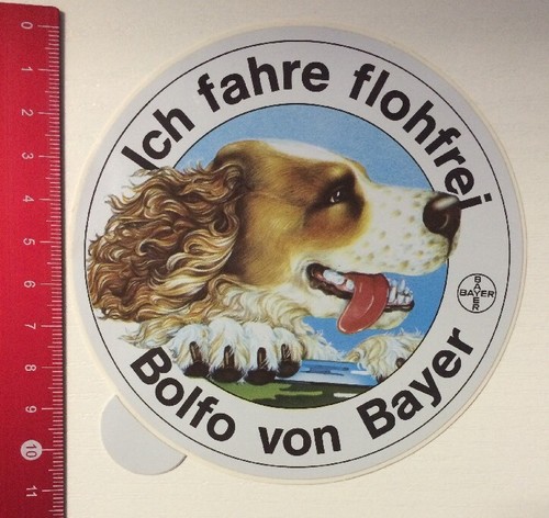 Aufkleber/Sticker: Bolfo Von Bayer - Ich Fahre Flohfrei (180416110) - 第 1/1 張圖片