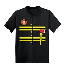 Firefighter Outfit - Costume Uniform Hero Fireman Kids T-shirt