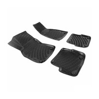 FußMatten 3D Gummimatten FüR Seat Exeo 2008-2013 Gummi TPE Schwarz 4Tlg