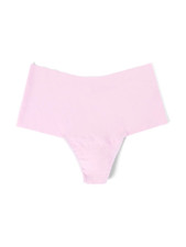 NEW  25 HANKY PANKY BREATHESOFT HIGH WAIST THONG BLISS PINK SZ L