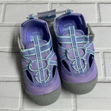 OshKosh Everplay Flexible Outsole Bump Toe Sandal Purple Lilac Toddler Size 10