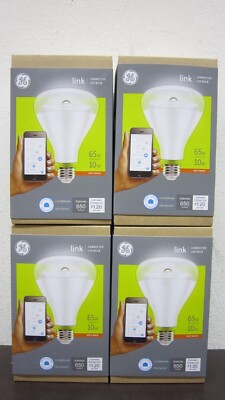Zigbee Alexa And Wink 4PK GE Link Smart LED Flood Light Bulb BR30