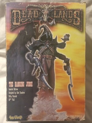 TOY VAULT DEAD LANDS THE HANGING JUDGE 13'' RESIN STATUE KARL SANDERS *READ*