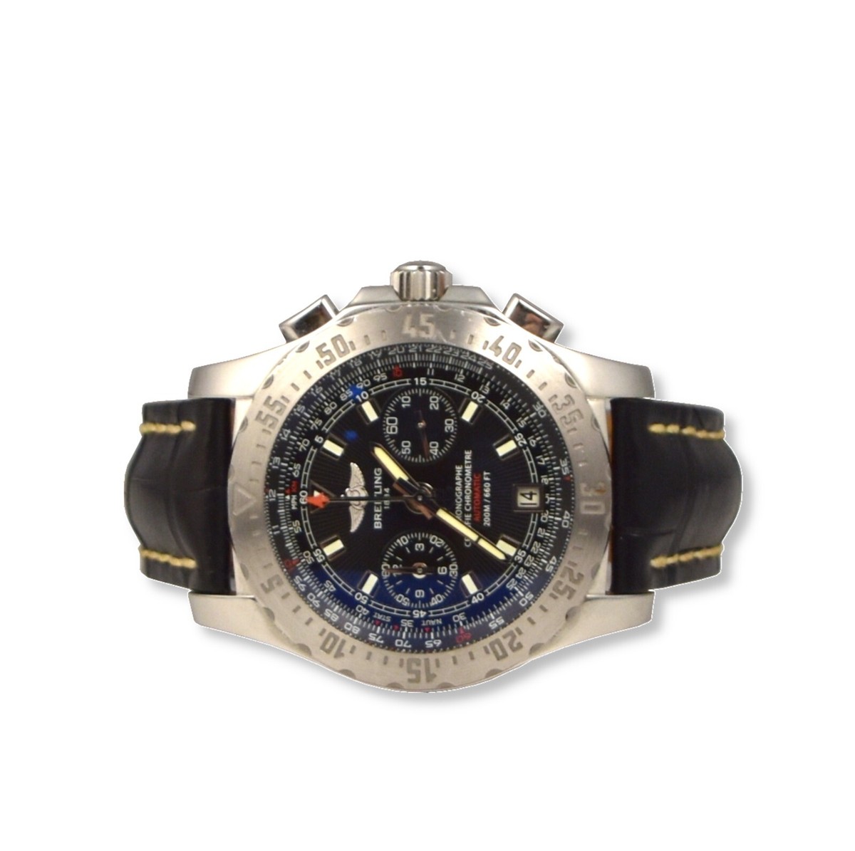 Breitling Skyracer Chronograph Ref. A27362 Stainless Steel Black  