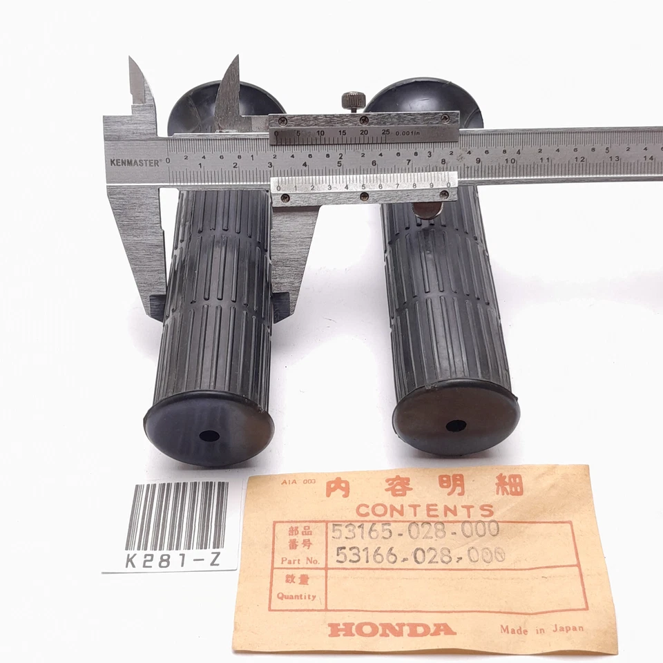 Honda S90 CS90 S65 CB100 CB125S CA160 CA175 CD125 CD175 HandGrip Grip NOS #1 - Image 3 of 4
