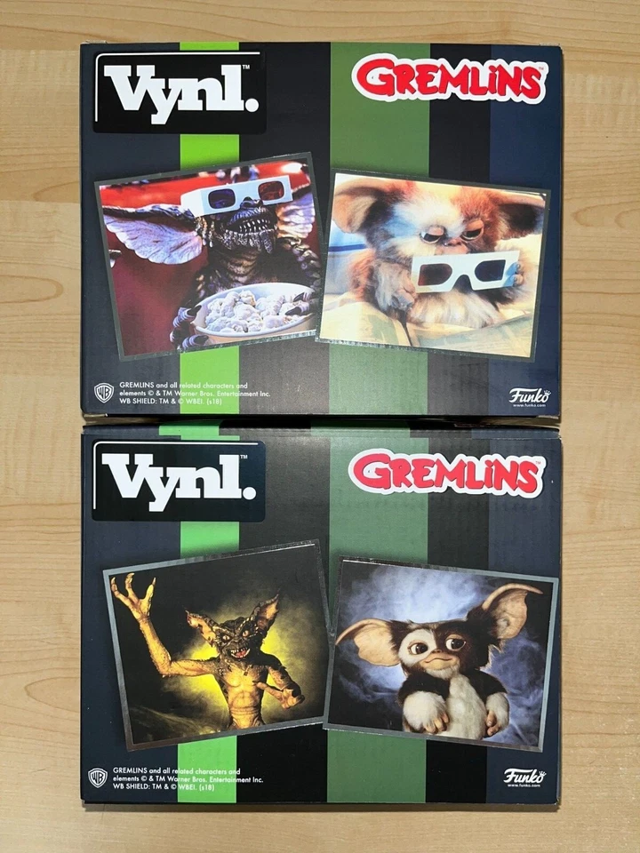 Funko Vynl Gremlins Juego de 2, Exclusivo 3D, Gizmo, Raya, con Protectores Foto 3 de 4