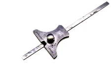 VERY VINTAGE Brown & Sharpe Rule Depth Gauge 0-5.25" 1/100" & 1/64" scales