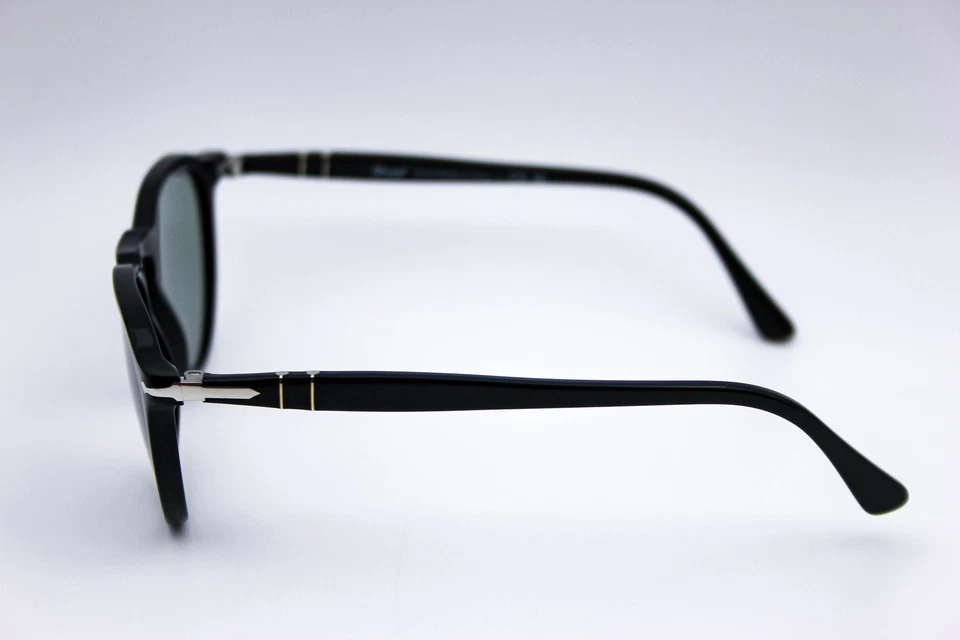 Monturas redondas negras Persol 3286-S 95/31 necesitan lentes 49-19-140 Foto 3 de 4